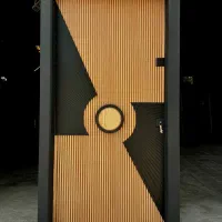 درب جدید و خفن چوب و شیشه ضدسرقت