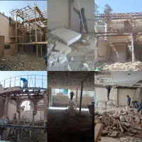 مغنی وچاه کنی وصل فاضلاب خاکبرداری تخریب ازصفرتاصد