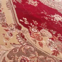 قالی 12 متر رنگ زرشکی کار کرده|فرش|خمینیشهر, |دیوار