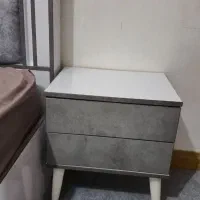 تخت‌خواب با تشک‌طبی و پاتختی و تابلو|تخت و سرویس خواب|لاهیجان, لیل|دیوار