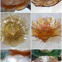 میوه خوری والترکریستال رنگی۴۰قلم ظرف مناسب باغ۲۲۰۰|ظروف سرو و پذیرایی|شهریار, شهریار|دیوار