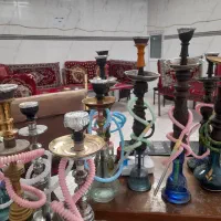 قلیون چوبی و برنجی