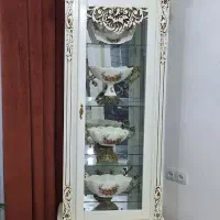 بوفه ی سفید با جنس چوب اصل