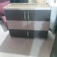 سینک دوقلو و کابینت