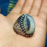 انگشتر نقره شجر اصل قائن اشکی