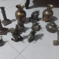 دوازده قلم جنس انتیک برنجی