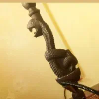 قلیان چوبی طرح مار