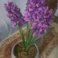 گل مصنوعی سمبل بنفش نو
