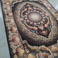 2تخته فرش 9متری زمرد طرح فروزان در حدنو|فرش|قم, نیروگاه|دیوار