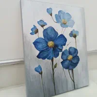 تابلو ۵۰×۴۰ کار دست خودم استفاده از رنگ روغن