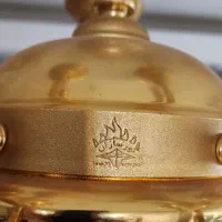 لوستر برنجی نورسازان|لوستر و چراغ آویز|رشت, نیکمرام|دیوار