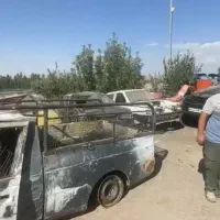 وانت آریسان مدل ۹۸  سوخته درشهر زنجان  میباشد