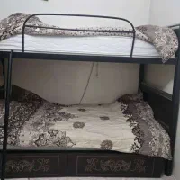 تخت دو طبقه فلزی وچوب