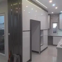 کابینت کمدتی وی وال دکوراسیون ام دی اف|جاکفشی، کمد، دراور|قزوین, |دیوار