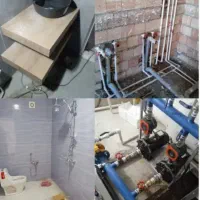 لوله کشی نصب شیرآلات رادیاتورآبگرمکن تعمیر پمپ آب