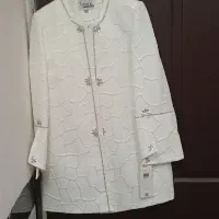 کت و شلوار سفید مجلسی نو نو