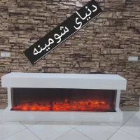 میز تی‌وی شومینه دار با گرما و بدون گرما