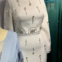 لباس سایز بزرگ دو تیکه سنگ دوزش شده