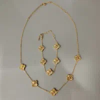 ست گردن بند و دستبند وانگشتر ونکلیف|بدلیجات|بوکان, |دیوار