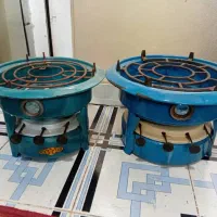چراغ سه فیتیله چهار فیتیله نفتی قدیمی عتیقه سالم|بخاری، هیتر، شومینه|اصفهان, شیخ اشراق|دیوار