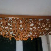 کتیبه چوبی|پرده، رانر، رومیزی|تهران, تهران‌نو|دیوار