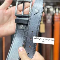کمربند چرم طبیعی گاومیش