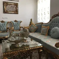 مبل و میز ناهارخوری خوری ۶ نفره سلطنتی|مبلمان خانگی و میز عسلی|اشتهارد, |دیوار