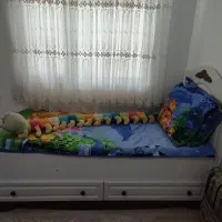 تخت نوزاد نوجوان و تشک تخت نوزاد نوجوان|تخت و سرویس خواب|الوند, |دیوار