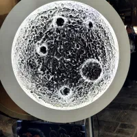 تابلو ماه، ماه آینه، تابلو ساعت ماه|صنایع دستی و سایر لوازم تزئینی|شاهینشهر, طالقانی|دیوار