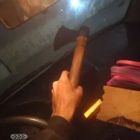 تبر فولادی/دسته چوب سرخ/۶۰سانتی|کوهنوردی و کمپینگ|شیروان (خراسان), |دیوار