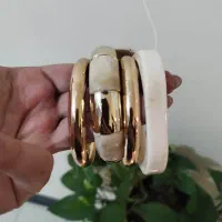 دستبند پهن سایز بزرگ گوشواره های فانتزی مجلسی