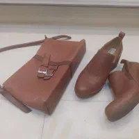 کیف و کفش ست چرم اصل|کیف، کفش، کمربند|زنجان, |دیوار