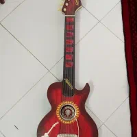 گیتار طرح چوب وسیعی سالم|گیتار، بیس، امپلیفایر|گرگان, |دیوار