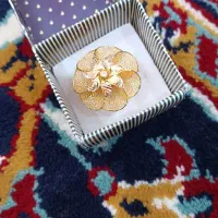 انگشتر طرح گل