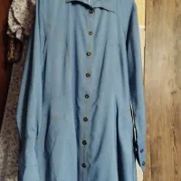 مانتو جین کاغذی بسیار خنک تن پوش زیبا