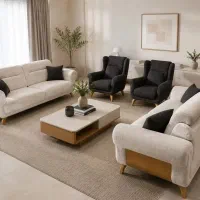 فروش انواع مبلمان استیل وراحتی ،سرویس چوب ،جهیزیه