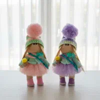 عروسک روسی دست ساز مدل کلاه قیفی