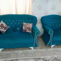 مبل ۷ نفره فیروزه ای|مبلمان خانگی و میز عسلی|لاهیجان, حزین|دیوار