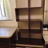 ست کامل چوبی میز کتابخانه،کنسول اینه