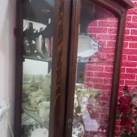 بوفه قهوه ای چوب راش|بوفه، ویترین، کنسول|تربت جام, شهرک آزادگان|دیوار