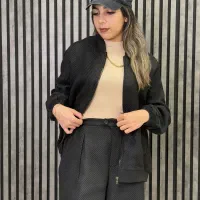 ست پاییزی بامبر شلوار کشمیر کجراه|لباس|مشهد, هنرور|دیوار