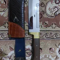 چاقو فولادی برنج اصل و دسته چوب پادوک برزیلی