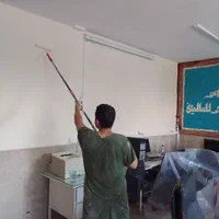 نقاشی ساختمان روغنی و پلاستیک