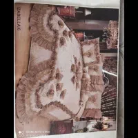 رو تختی مخمل ۵تیکه نو