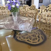 مبل و نهارخوری ۸ نفره استیل|مبلمان خانگی و میز عسلی|یزد, |دیوار