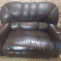 مبل چرم ۷نفره|مبلمان خانگی و میز عسلی|مشهد, شفا|دیوار