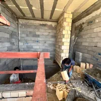 آجر نما کار گچ کار