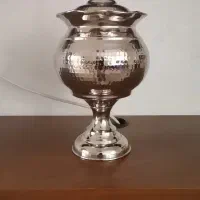 شکلات خوری مسی سفید پایه دار