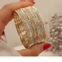 النگوطلاروس نقره ای وطلایی نازک رنگ ثابت ضدحساسیت