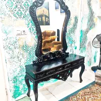 آیینه چوبی دراول منبت کاری
